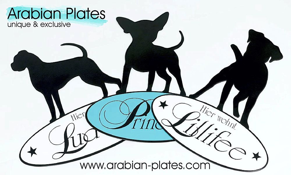 NEU - Die Reliefs mit Hundemotiven von Arabian-Plates.com