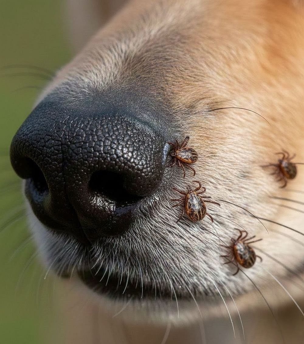 Auwaldzecke Dermacentor reticulatus viele Auwaldzecken copy copy