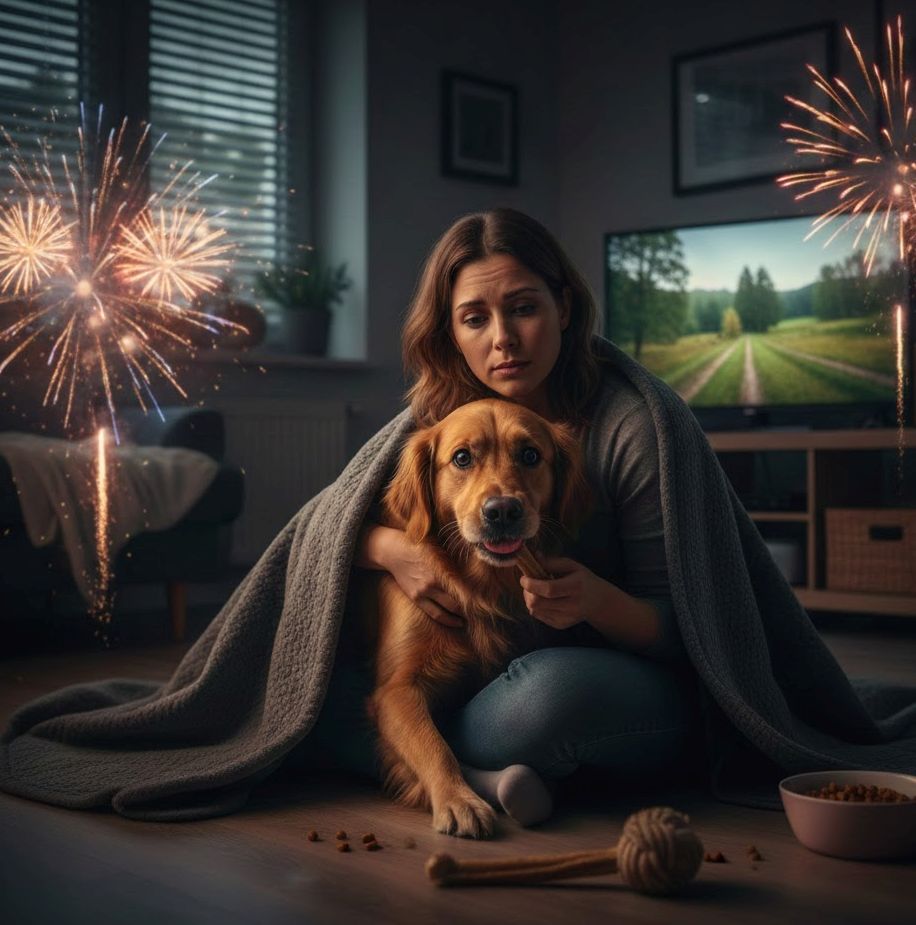 🎉💣💥Wenn Silvester zur Feuerwerkshölle wird – Dein Hund braucht Dich! 💔🐾