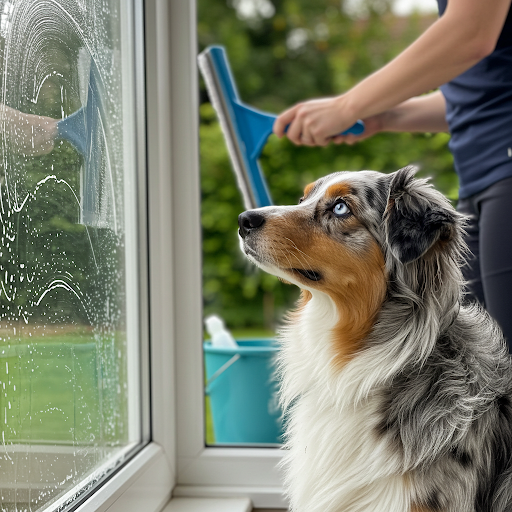 Hausputz mit Haustieren: So schützt du Hund, Katze & Co.