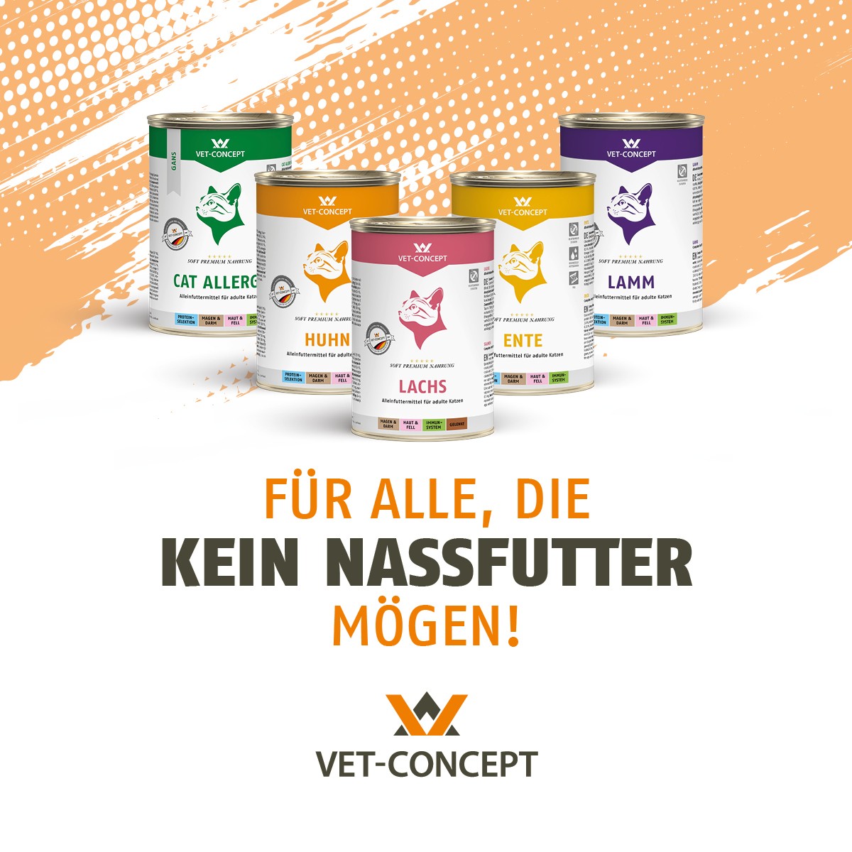 VeTConcept Katzenfutter nass
