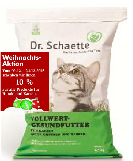 Weihnachtsaktion Dr. Schaette